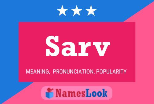 Sarv Name Poster