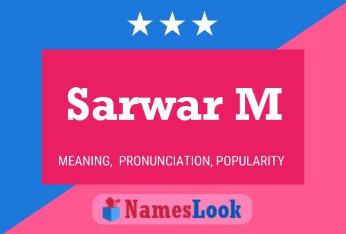 Sarwar M Name Poster