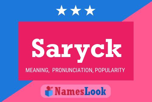 Saryck Name Poster