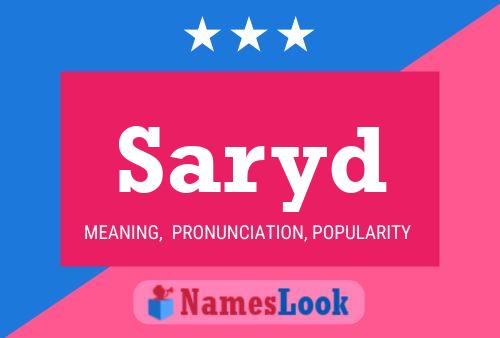 Saryd Name Poster