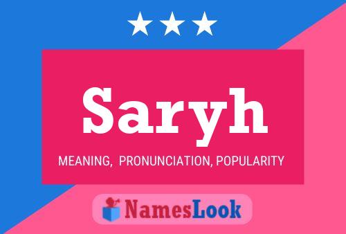 Saryh Name Poster