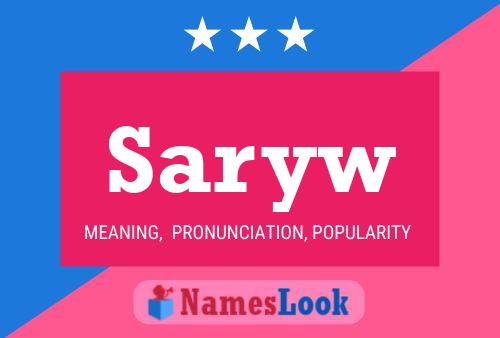 Saryw Name Poster