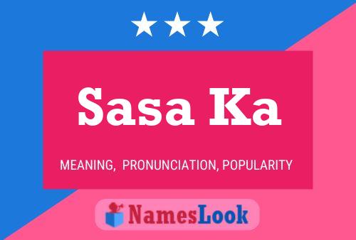 Sasa Ka Name Poster