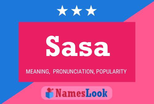 Sasa Name Poster