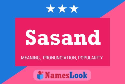 Sasand Name Poster