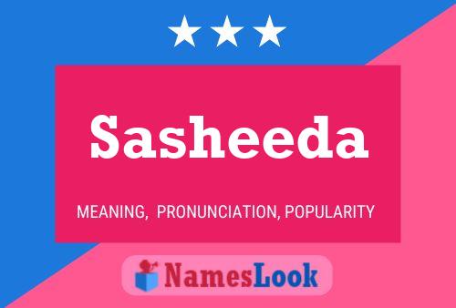 Sasheeda Name Poster