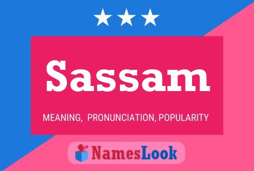 Sassam Name Poster