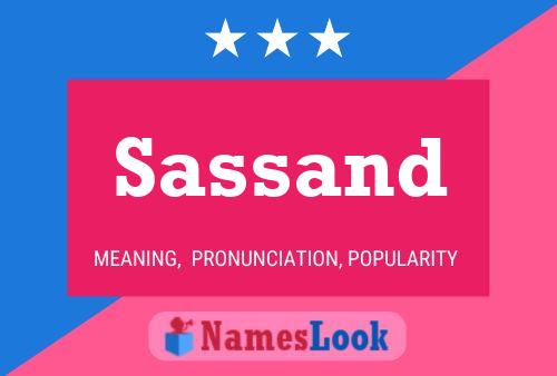 Sassand Name Poster