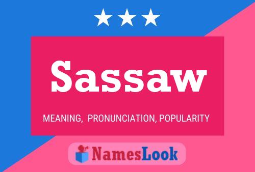 Sassaw Name Poster