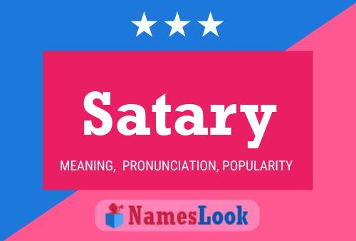 Satary Name Poster