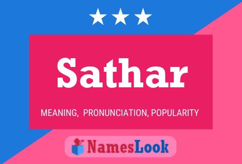 Sathar Name Poster