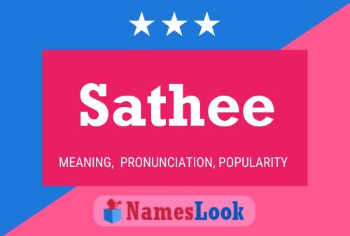 Sathee Name Poster