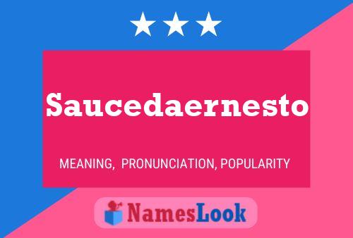 Saucedaernesto Name Poster