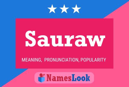 Sauraw Name Poster