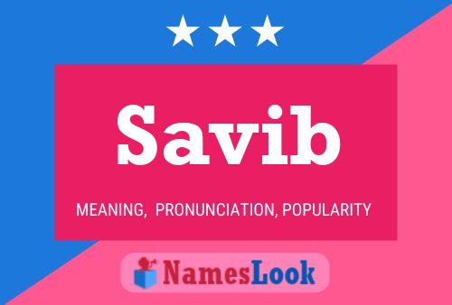 Savib Name Poster