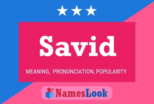 Savid Name Poster