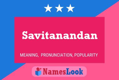 Savitanandan Name Poster