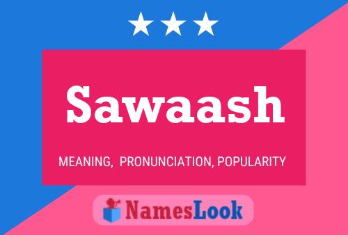 Sawaash Name Poster