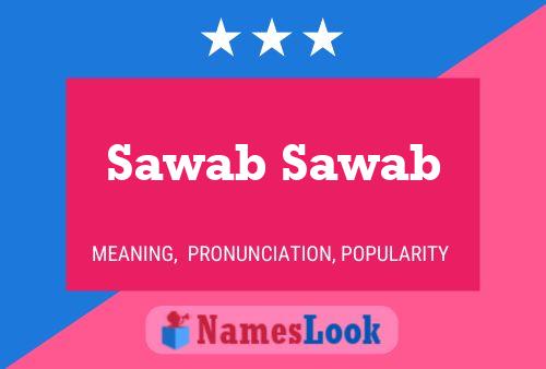 Sawab Sawab Name Poster