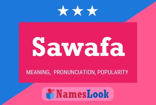 Sawafa Name Poster