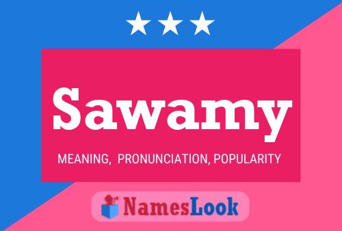 Sawamy Name Poster