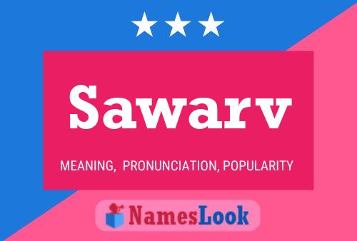 Sawarv Name Poster