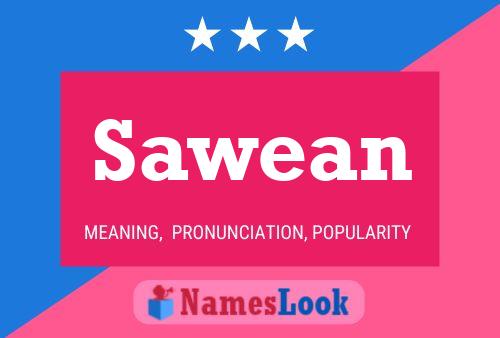 Sawean Name Poster