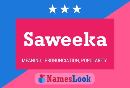 Saweeka Name Poster