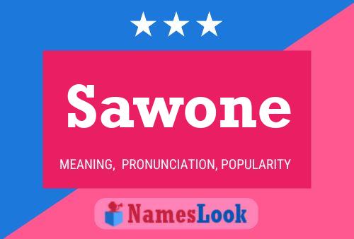 Sawone Name Poster