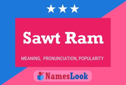 Sawt Ram Name Poster