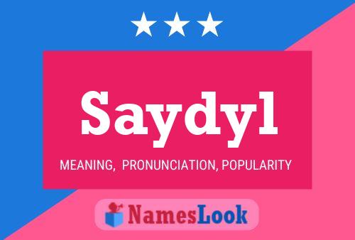 Saydyl Name Poster