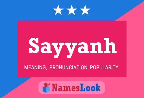 Sayyanh Name Poster