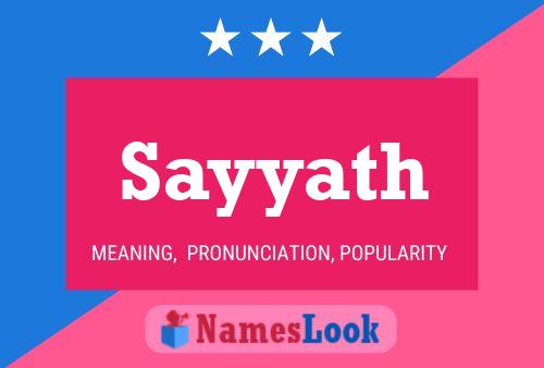 Sayyath Name Poster