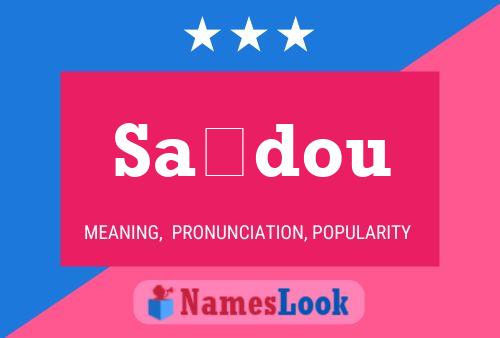 Saïdou Name Poster