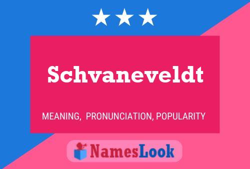 Schvaneveldt Name Poster