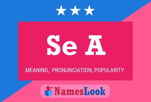 Se A Name Poster