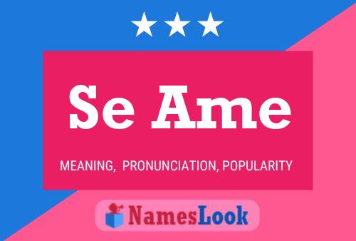 Se Ame Name Poster