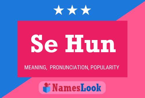 Se Hun Name Poster