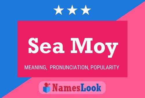 Sea Moy Name Poster