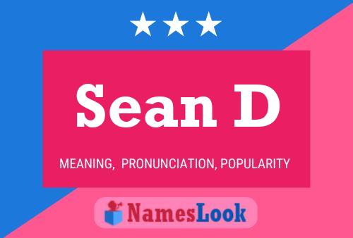 Sean D Name Poster