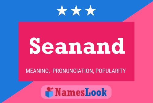 Seanand Name Poster