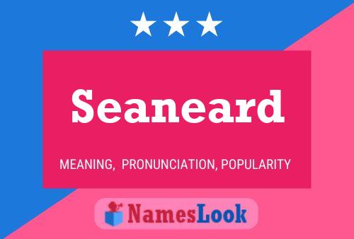 Seaneard Name Poster