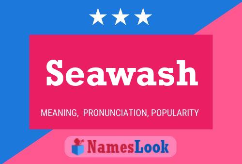 Seawash Name Poster