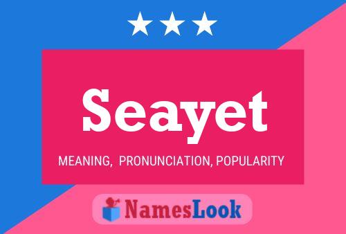 Seayet Name Poster