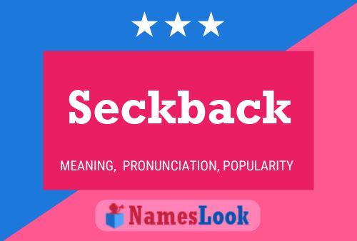 Seckback Name Poster