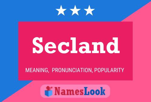 Secland Name Poster