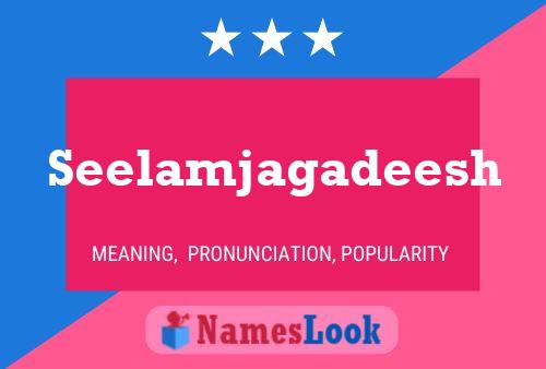 Seelamjagadeesh Name Poster