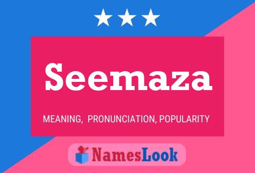 Seemaza Name Poster