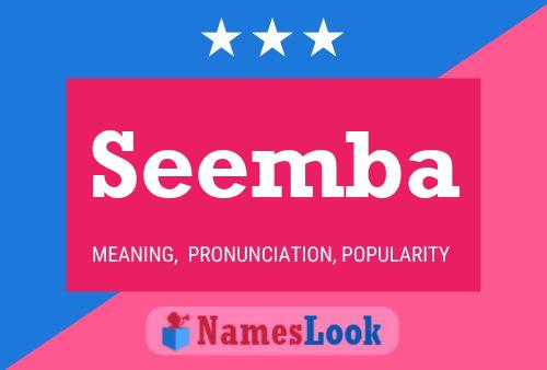 Seemba Name Poster