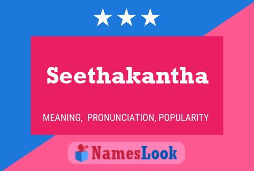 Seethakantha Name Poster